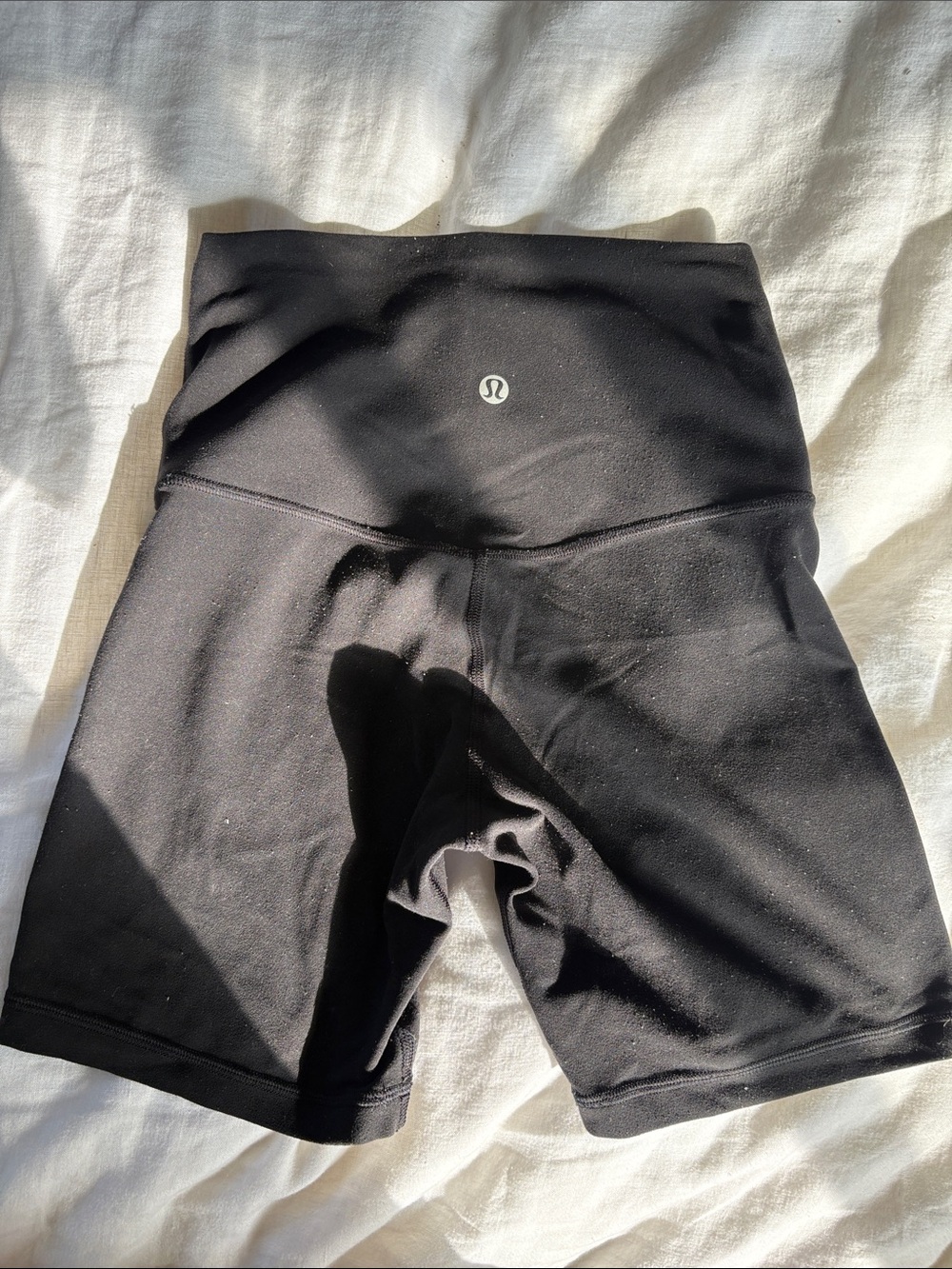 lululemon athletica Black High-Rise Bike Shorts